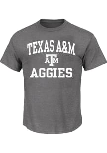 Texas A&amp;M Aggies Mens Charcoal Number One Big and Tall T-Shirt