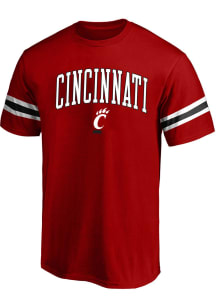 Cincinnati Bearcats Mens Red Arm Piece Knit Big and Tall T-Shirt