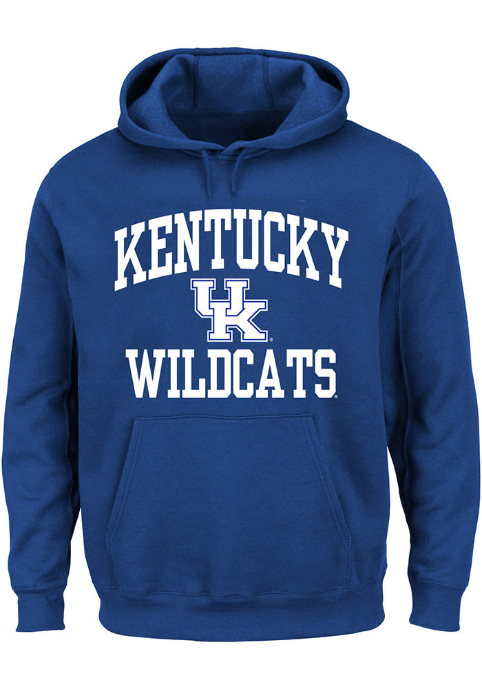 Kentucky Wildcats Mens Blue Team Fleece Big and Tall Hooded Sweatshirt