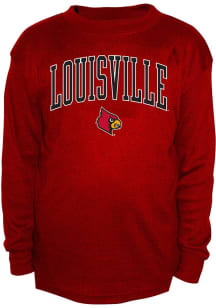 Louisville Cardinals Mens Red Thermal Big and Tall Long Sleeve T-Shirt