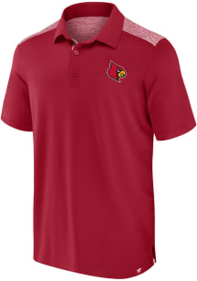 Louisville Cardinals Red Contrast Big and Tall Polo