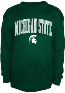 Michigan State Spartans Mens Green Thermal Big and Tall Long Sleeve T-Shirt