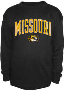 Missouri Tigers Mens Black Thermal Big and Tall Long Sleeve T-Shirt