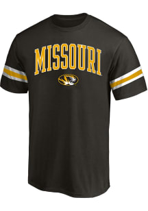 Missouri Tigers Mens Black Arm Piece Knit Big and Tall T-Shirt