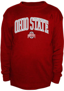Ohio State Buckeyes Mens Red Thermal Big and Tall Long Sleeve T-Shirt