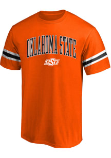 Oklahoma State Cowboys Mens Orange Arm Piece Knit Big and Tall T-Shirt