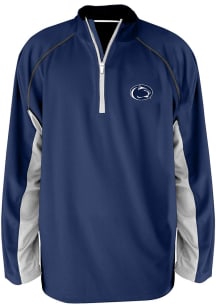 Penn State Nittany Lions Mens Navy Blue Side Panel Big and Tall 1/4 Zip Pullover