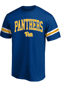 Pitt Panthers Mens Blue Arm Piece Knit Big and Tall T-Shirt