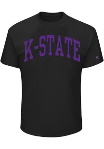 K-State Wildcats Arch Name Big and Tall T-Shirt - Black