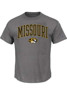 Missouri Tigers Mens Charcoal Arch Mascot Big and Tall T-Shirt