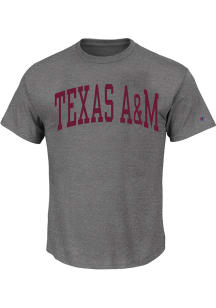 Texas A&amp;M Aggies Mens Charcoal Arch Name Big and Tall T-Shirt