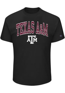 Texas A&amp;M Aggies Mens Black Arch Mascot Big and Tall T-Shirt
