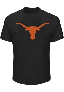 Texas Longhorns Mens Black Primary Logo Big and Tall T-Shirt