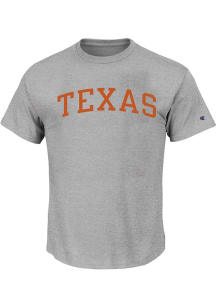 Texas Longhorns Mens Grey Arch Name Big and Tall T-Shirt