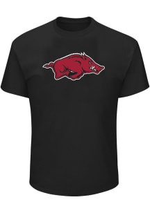 Arkansas Razorbacks Mens Black Primary Logo Big and Tall T-Shirt