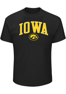 Iowa Hawkeyes Mens Black Arch Big and Tall T-Shirt