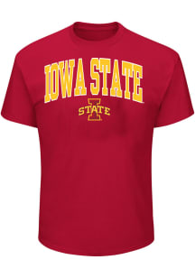 Iowa State Cyclones Mens Cardinal Arch Big and Tall T-Shirt