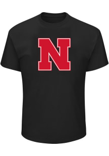Nebraska Cornhuskers Mens Black Primary Logo Big and Tall T-Shirt