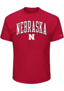 Nebraska Cornhuskers Mens Red Arch Big and Tall T-Shirt