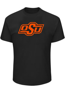 Oklahoma State Cowboys Mens Black Primary Logo Big and Tall T-Shirt