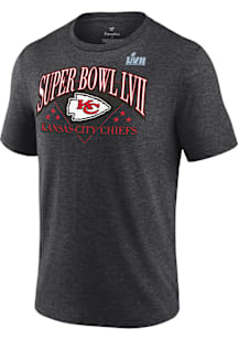 Kansas City Chiefs Mens Grey 2022 Super Bowl Bound Big and Tall T-Shirt