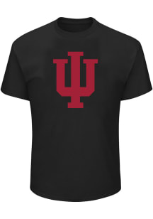 Indiana Hoosiers Mens Black Primary Logo Big and Tall T-Shirt