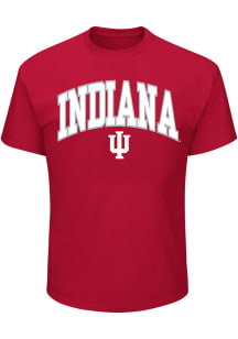 Indiana Hoosiers Mens Crimson Arch Big and Tall T-Shirt