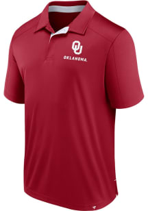 Oklahoma Sooners Crimson Defender Left Chest Big and Tall Polo