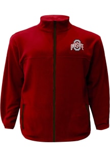 Mens Red Ohio State Buckeyes Polar Zip Big and Tall Light Weight Jacket