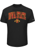Iowa State Cyclones Mens Grey Primary Logo Big and Tall Crew Sweatshirt