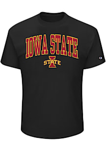 Iowa State Cyclones Mens Black Arch Mascot Big and Tall T-Shirt