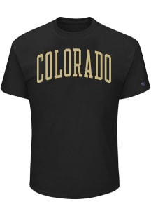 Colorado Buffaloes Mens Black Arch Name Big and Tall T-Shirt