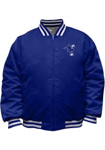 Indianapolis Colts Mens Blue REVERSIBLE SATIN Big and Tall Light Weight Jacket