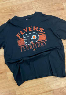 Philadelphia Flyers Mens Black screen print Big and Tall T-Shirt
