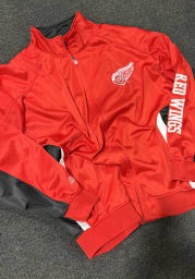 Detroit Red Wings Mens Black Big and Tall Jacket
