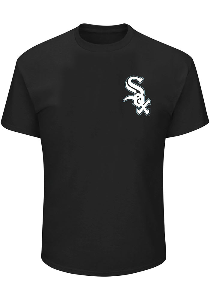Chicago White Sox Mens Black Wordmark Big and Tall T-Shirt