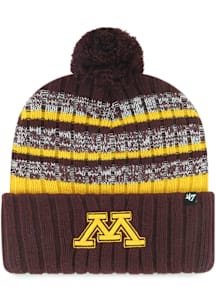 47 Minnesota Golden Gophers Maroon Tavern Cuff Mens Knit Hat