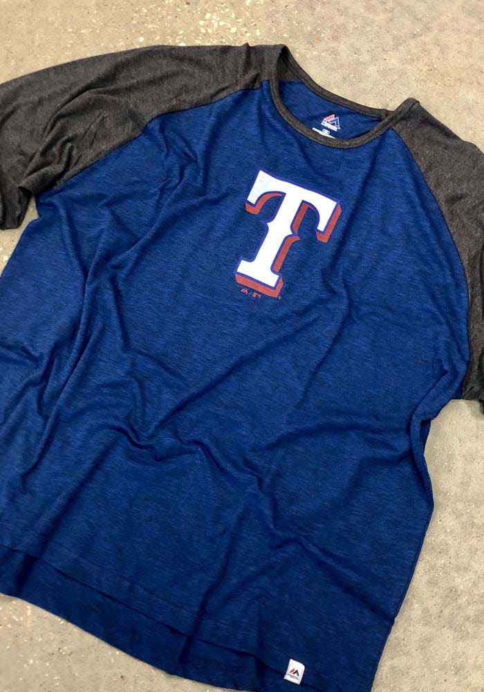 Antigua MLB Texas Rangers Men's Esteem Tall, Black, 3xlt