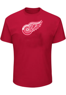 Detroit Red Wings Mens Red Team Big and Tall T-Shirt