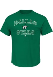 Dallas Stars Mens Kelly Green Heart And Soul Big and Tall T-Shirt