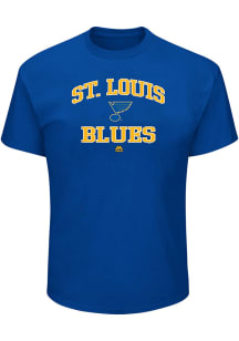 St Louis Blues Mens Blue Heart And Soul Big and Tall T-Shirt