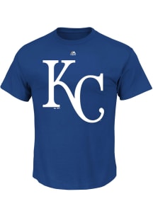 Kansas City Royals Mens Blue Logo Big and Tall T-Shirt