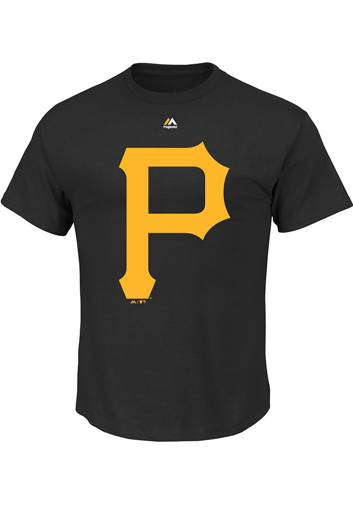 Pittsburgh Pirates Mens Black Logo Big and Tall T-Shirt