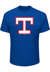 Texas Rangers Mens Blue Logo Big and Tall T-Shirt