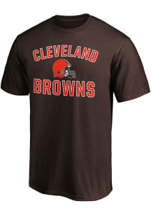 Cleveland Browns Mens Brown Heart and Soul Big and Tall T-Shirt