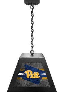 Black Pitt Panthers Pendant Pool Table