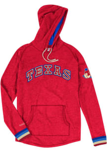 Texas Rangers Mens Red JERSEY HOOD Long Sleeve Hoodie