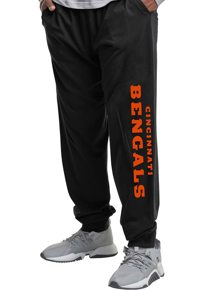 Zubaz Cincinnati Bengals Mens Black Zebra Monotone Long Sleeve