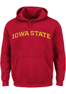 Iowa State Cyclones Mens Cardinal Pigment Big and Tall Hooded Sweatshirt