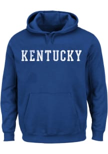 Kentucky Wildcats Mens Blue Pigment Big and Tall Hooded Sweatshirt
